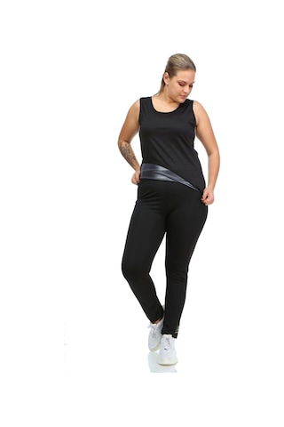 Pastimore Termal Sauna Takım Atlet Tayt Siyah