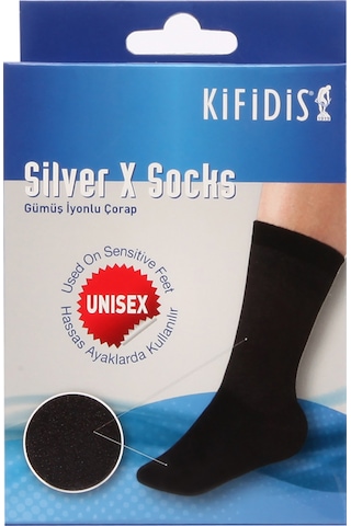 Kifidis Silver-x Socks Gümüş İyonlu Çorap Mavi