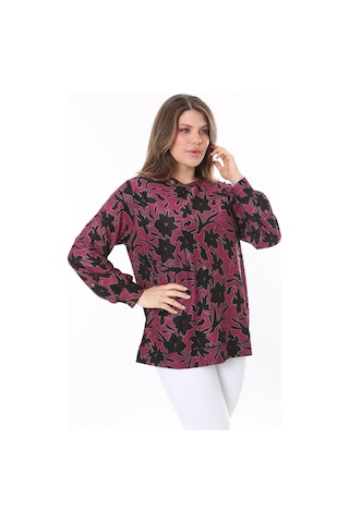 Kadın Büyük Beden Renkli Desenli Sweatshirt 65n37809-renkli Çok Renkli