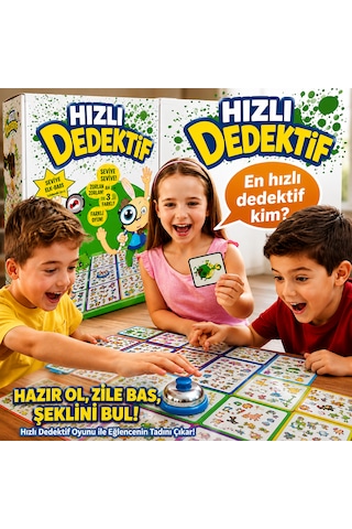 Hızlı Dedektif Eğlenceli Ve Gizem Dolu Zenginleştirilmiş Dedektiflik Oyunu