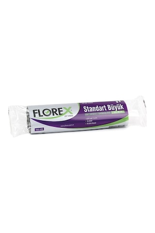 Florex Standart Büyük Boy Çöp Torbası Siyah 65 x 80 CM