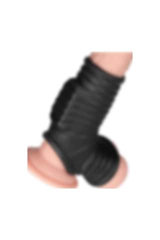 Red Fox Vibrating Wave Knights Ring With Scrotum Sleeve