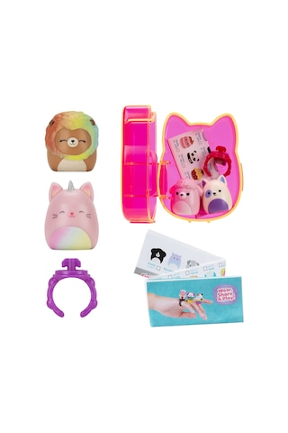 Squishmallows Squish-a-longs 2 Figür + Yüzük Sürpriz Paket Seri 2 Al0048-s2