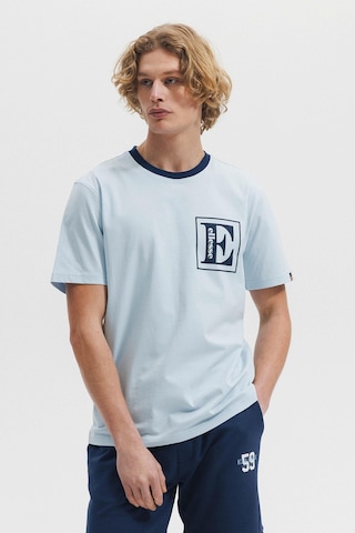 Ellesse Erkek T Shirt Em458-bl Mavi Mavi