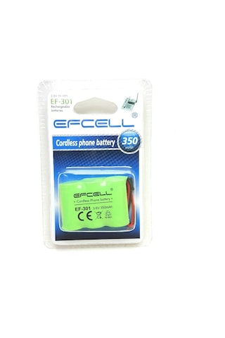 Efcell 3.6V 350 Mah Ni-Mh Şarjlı Telsiz Telefon Pili Ef-301