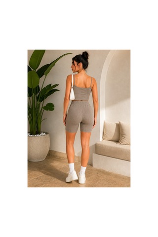 Unika Boutique Kadın Şortlu Kaşkorse Takım Haki