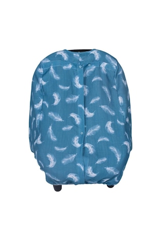 Sevi Bebe Mavi Tüy Desen Ana Kucağı Örtüsü