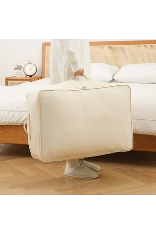 Dancemonkey Cbtx Moho&home Mdj-618012 Yorgan Battaniye Dolap Düzenleyici 600d Oxford Saklama Çantası - Bej Standart 140l