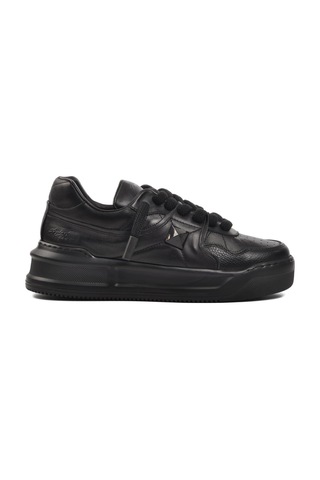 Ayakmod Premium 1306 Siyah Cilt Erkek Sneaker 001
