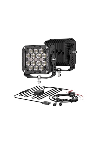 Off Road 4 İnç Led Sis Farı Kaput Üstü Led Ve Tampon Gündüz Led Drl Projektör Lambası Seti