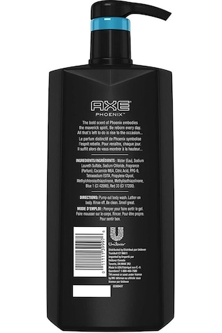 Axe Phoenix Clean Fresh Vücut Şampuanı 828ML