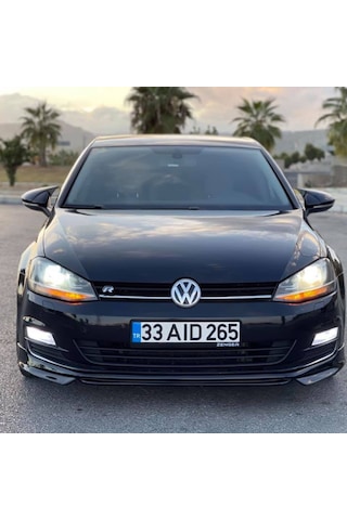Sts Oto Aksesuar Golf 7 7.5 Batman Yarasa Ayna Kapağı Piano Black Abs Plastik (01)