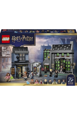 LEGO® Harry Potter™ Knockturn Yolu Büyücü Mağazaları 76471 - 8 Yaş ve Üzeri için Minifigür İçeren Oyuncak Yapım Seti (788 Parça)