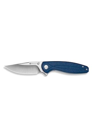 Sencut Vyrce Blue Shredded G10 Handle Satin Finished D2 Blade Çakı Mavi