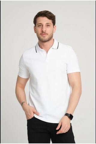 Alexander Gardi Alexandergardı Polo Yaka T-shirt E22-70500 Beyaz