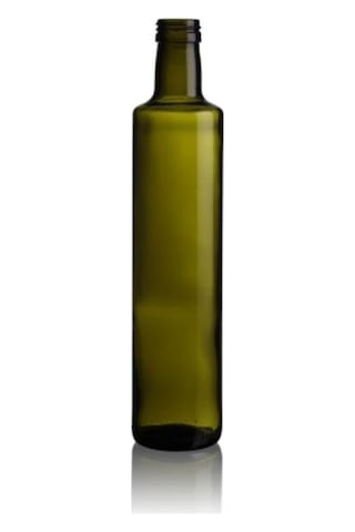 250 Ml Yeşil Dorika Şişe, 6 Adet, Cam Şişe, Zeytinyağı Şişesi, Yağ Şişesi, Dorika Şişe