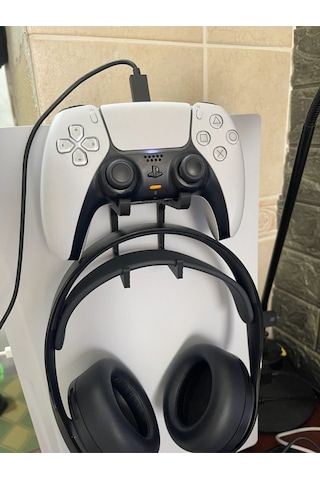 Ps5 Kol Ve Kulaklık Standı, Kol Ve Kulaklık Tutucu Aparat , Ps5 Çift Joystick Kumanda Standı,