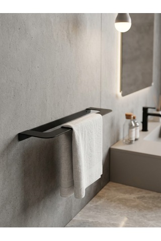 Metal Banyo Seti Mat Siyah