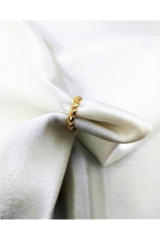 GOLD KAPLAMA KARARMAZ TAM TUR KALP FİGÜR ALTTAN AYARLI EKLEM YÜZÜK-YÜZÜK20 Altın