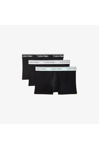 Calvin Klein Microfiber Stretch Erkek Siyah 3'lü Boxer Seti Lv00nb4409