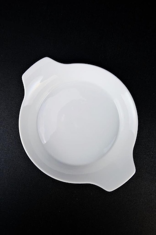 Digithome Porselen Kahvaltılık Sahan Isıya Dayanıklı Servis Sunum Tabağı Oval 18 Cm - 63393 C320.045