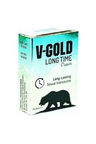 V-Gold Long Time Krem 3 ML X 5'li