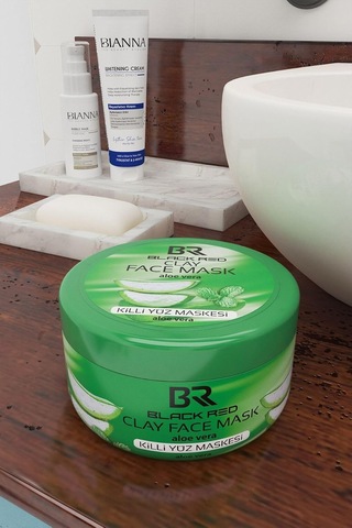 &red Kil Maskesi Yüz Maskesi Aloe Vera İçerikli Killi Yüz Maskesi - 400g