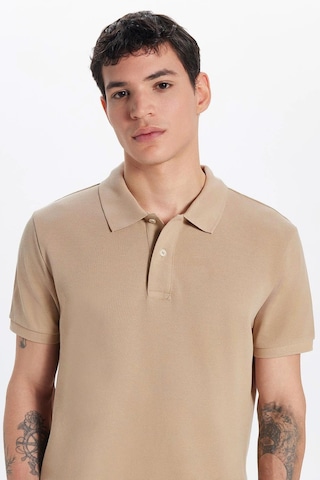 Tudors Erkek Slim Fit Dar Kesim %100 Pamuk Bej Polo Yaka Tişört-32767 Bej
