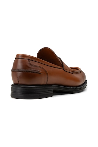 Deery Erkek Taba Renk Hakiki Deri Klasik Loafer Ayakkabı - 02025mtbac01 Taba