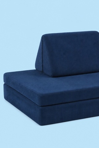 Funbed Sofa Çocuk Oyun Koltuğu, Modüler Katlanır Yatak Ve Oyun Minderi Seti, Süngerli Güvenli Çocuk Kanepe Lacivert - 889056427 Lacivert