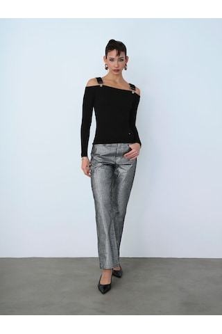 LOFT Slim Fit Kadın Kazak Lf2038514 Q1.v1 Siyah