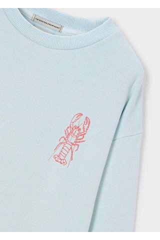 Mayoral Boston Erkek Çocuk İki İplik Sweatshirt Mavi