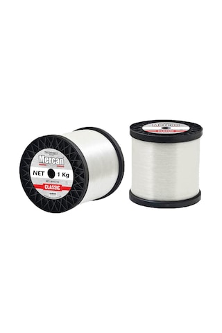 Mercan Classıc 1 KG Beyaz Bobin Misina