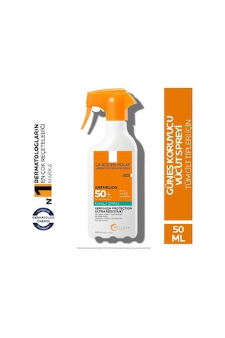 La Roche-Posay Anthelios Family 50 Faktör Sprey Güneş Kremi 300 ML