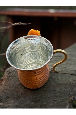 Bakır Çekiç Dövme Bardak 250 Ml