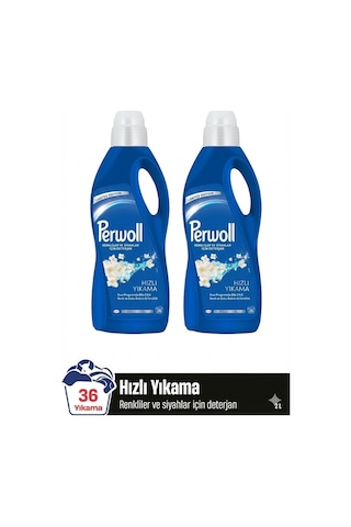 Hassas Siyahlar Ve Renkliler İçin Hızlı Yıkama Sıvı Çamaşır Deterjanı 2 L X2 Adet
