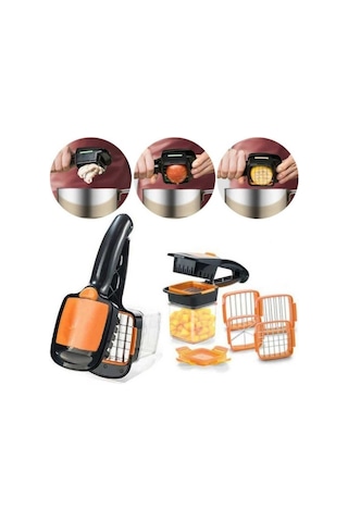 Nicer Dicer Quick 5 In 1 Pratik Hazneli Sebze Meyve Doğrayıcı