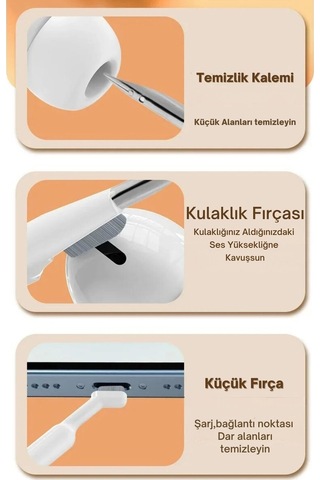 Redclick Şarjlı Kulaklık ve Klavye Temizleme Seti