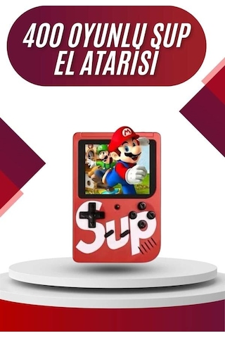 Hepsi Sup Atari Retro 400 Nostalji Oyunlu Mini Atari Taşınabilir Oyun Konsolu Najmaddin