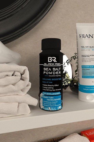 Br Deniz Tuzu Toz Wax - Sea Salt Powder Orta Tutuşlu Hacimlendirir Anti Uv Saç Şekillendirici