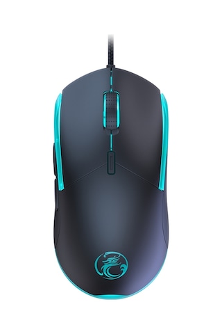 Imıce T30 Kablolu E-spor Oyun Faresi Led Aydınlık Renkli Programlanabilir 6d Fare Siyah Diğer