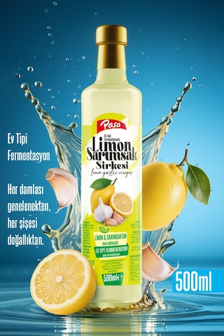 Limon Sarımsak Sirkesi 500 Ml