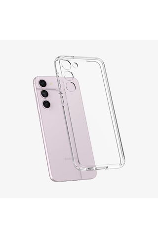 Spigen Samsung Galakxy Uyumlu S23 Plus Kılıf Spigen Ultra Hybrid Crystal Clear Şeffaf