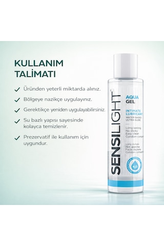 İntimateline Sensilight Aquagel 150 Ml Kayganlaştırıcı Jel