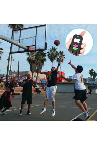 Qingmipy Sesli İpucu İle Golf Sayaç, 0-9999 Arası Sayma, Abs Malzeme, Kol Askısı İle Taşınabilir Pil Dahil Değil Siyah