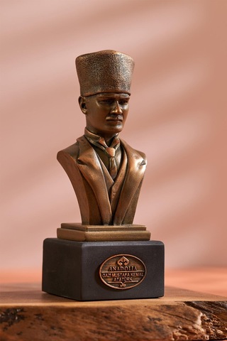 Mustafa Kemal Atatürk Mermerit Büst Heykel