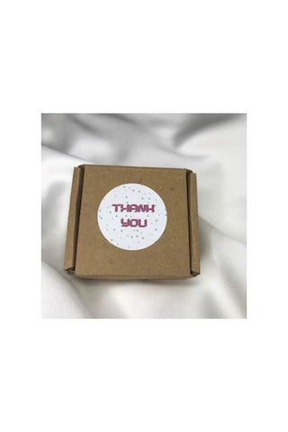 Thank You Etiket Noktalı Desenli Büyük Harf Mat Etiket 4 Cm - 40 Adet Çok Renkli