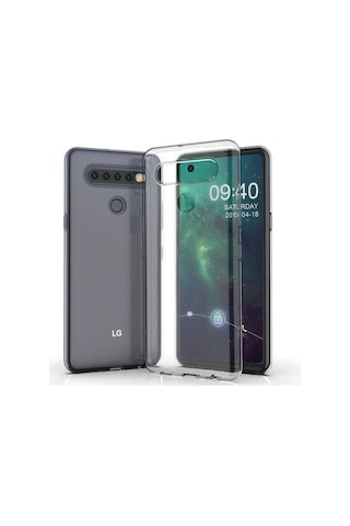 LG Uyumlu K51s Kılıf Zore Süper Silikon Kapak Renksiz