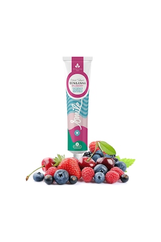 Ben & Anna Florürlü Yaban Mersini Aromalı Diş Macunu 75 Ml Ferah Nefes Vegan