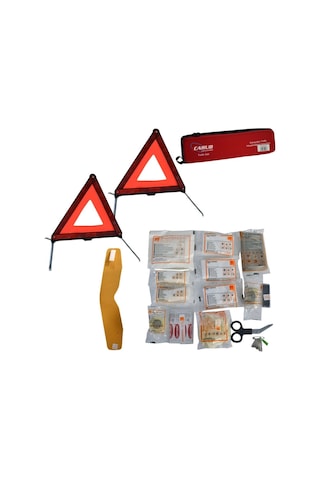 Carub Br 5750906 İlk Yardım Ve Trafik Seti Eva Lüks Tüpsüz Yönetmeliğe Uygun